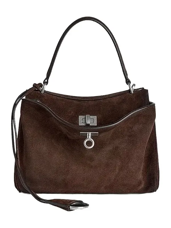 Women's Rodeo Small Suede Top Handle Bag