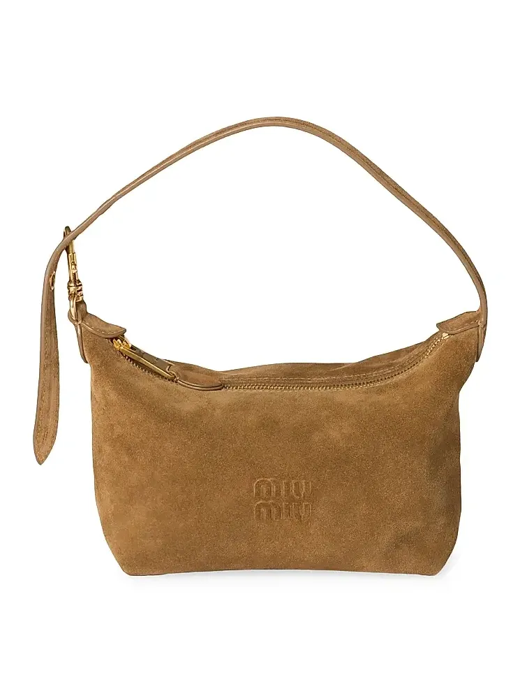 Women's Suede Pouch Top Handle Bag Women's Suede Pouch Top Handle Bag