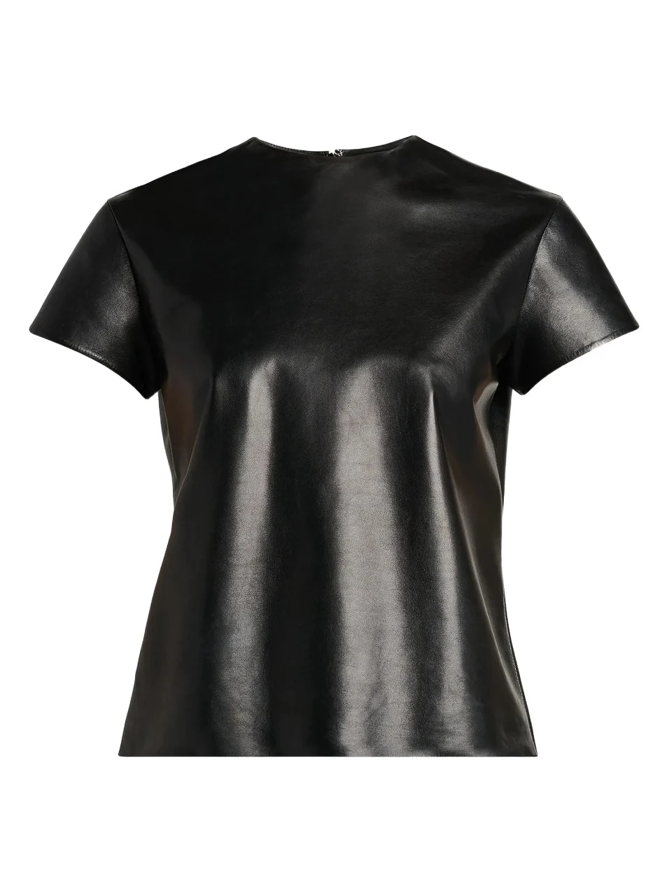 Women's Leather Short-Sleeve T-Shirt Women's Leather Short-Sleeve T-Shirt