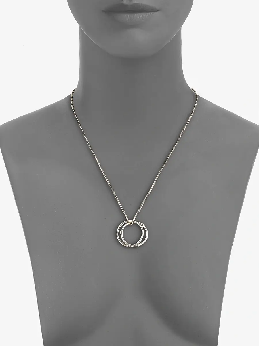 John Hardy Women's Bamboo Sterling Silver Pendant Necklace | Thumbnail 2