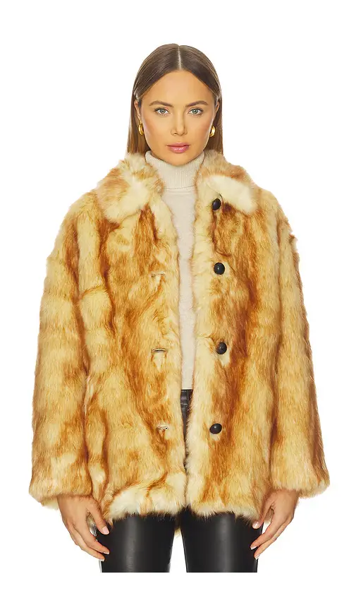 rag & bone Brenna Faux Fur Jacket