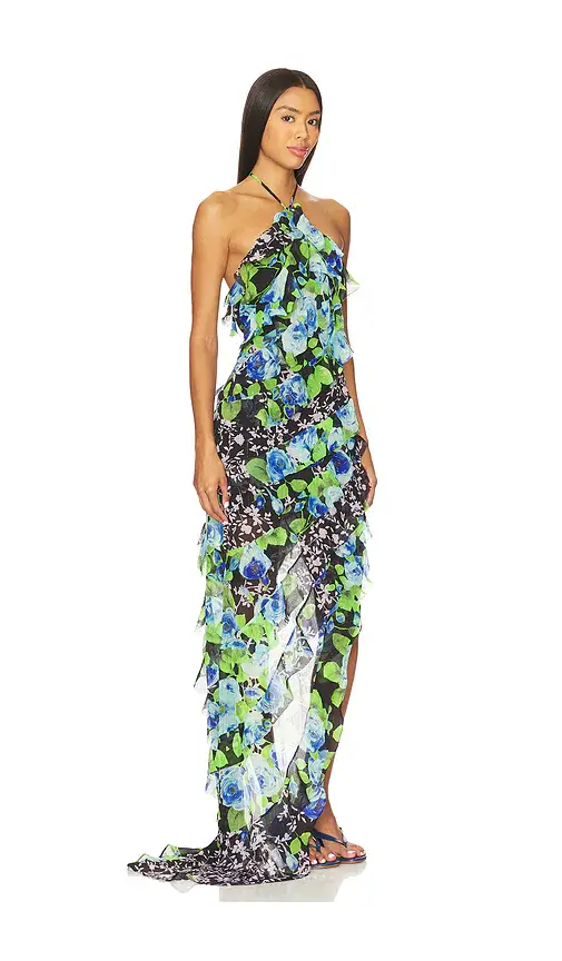 Elliatt Briony Asymmetrical Maxi Dress | Thumbnail 2