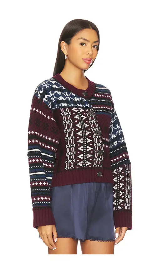 Sea Linea Fair Isle Cardigan | Thumbnail 2 Sea Linea Fair Isle Cardigan | Thumbnail 2