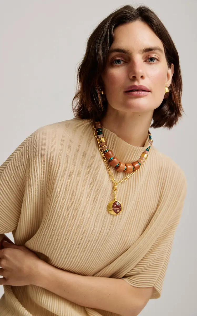 Lizzie Fortunato Pomegranate Pendant Necklace | Thumbnail 3