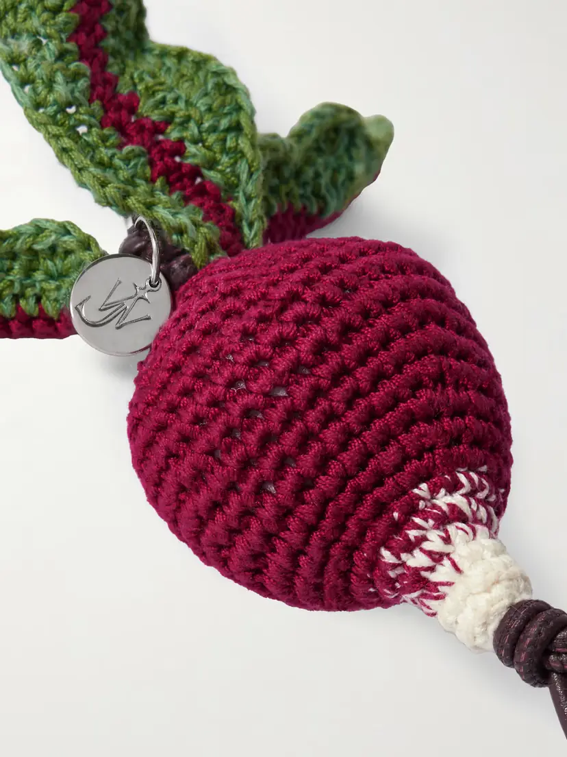 JW Anderson Radish Crocheted Cotton Bag Charm | Thumbnail 4 JW Anderson Radish Crocheted Cotton Bag Charm | Thumbnail 4
