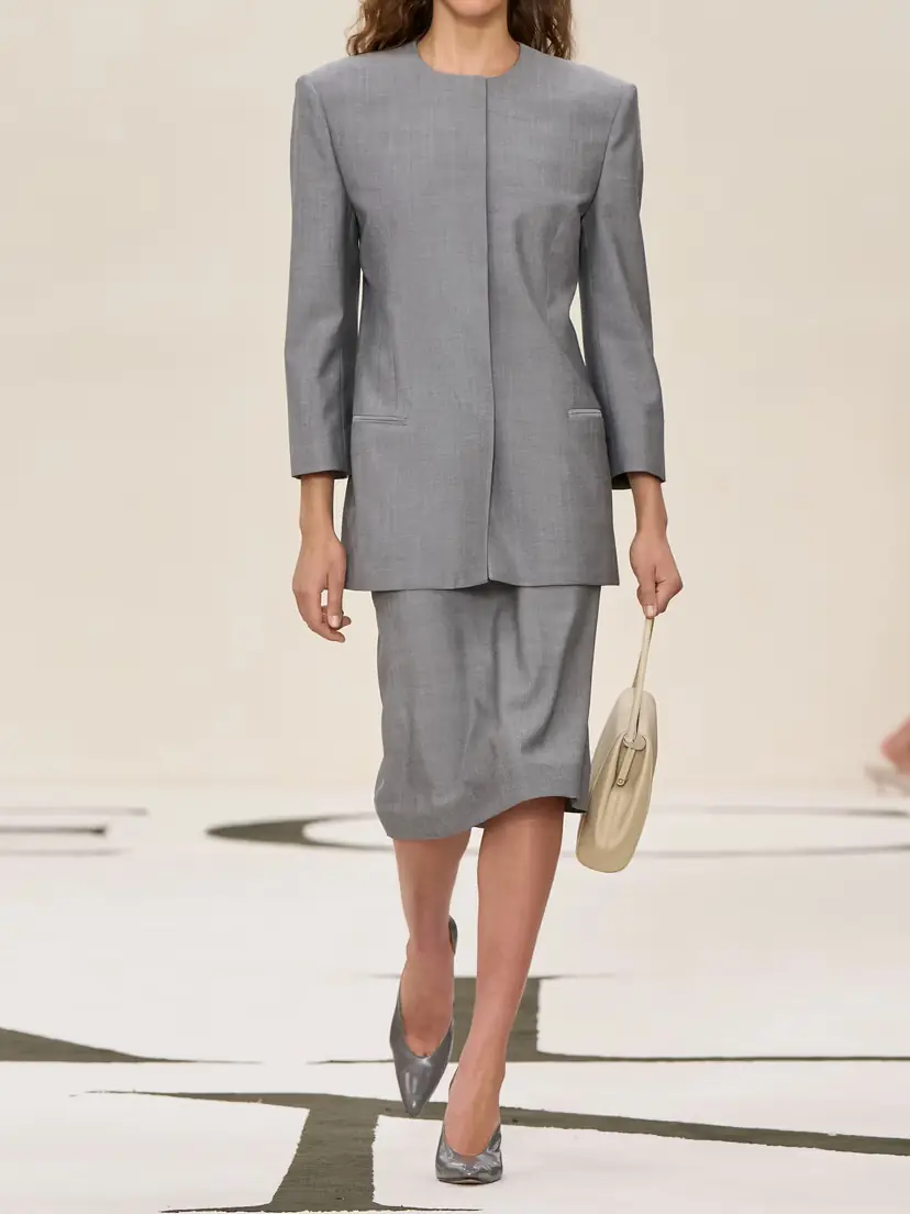 Calvin Klein Collection Luna Wool Skirt | Thumbnail 5 Calvin Klein Collection Luna Wool Skirt | Thumbnail 5