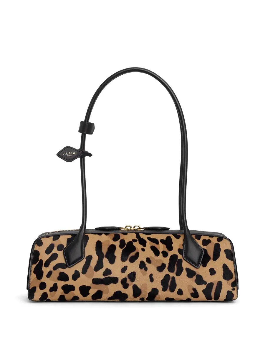 Leopard Haircalf Medium Le Teckel Bag