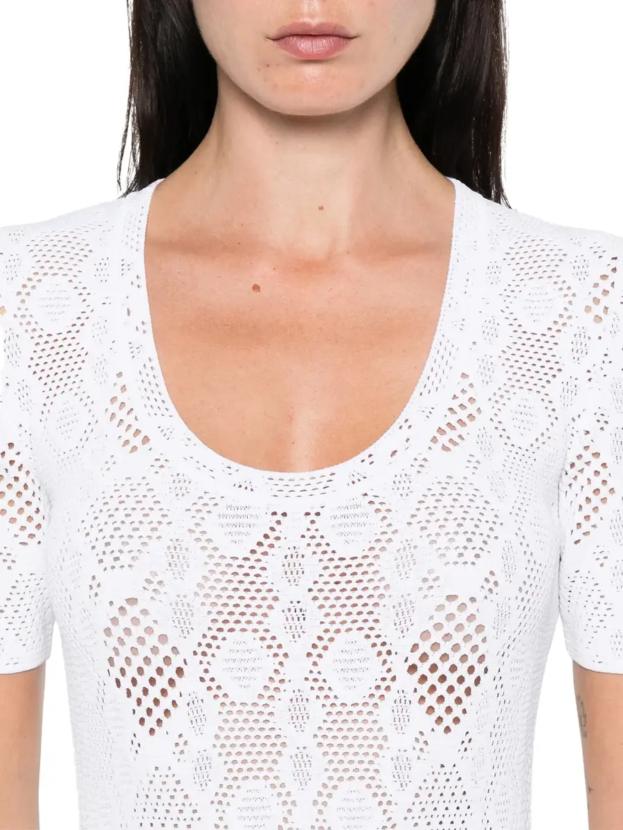 Alaïa Python Lace Knit Dress | Thumbnail 5 Alaïa Python Lace Knit Dress | Thumbnail 5