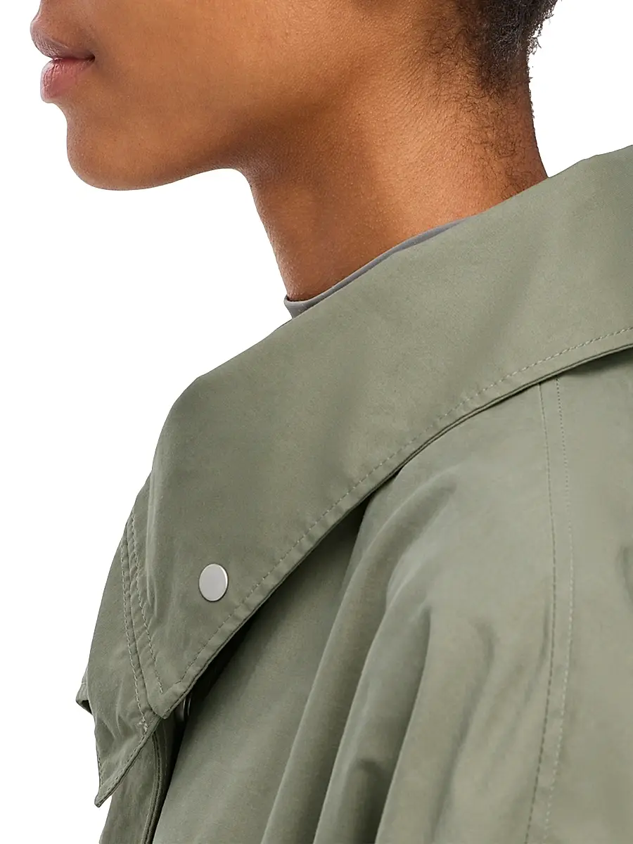 Canada Goose Women's Olivine Hooded High-Low Oversized Jacket | Thumbnail 9 Canada Goose Women's Olivine Hooded High-Low Oversized Jacket | Thumbnail 9