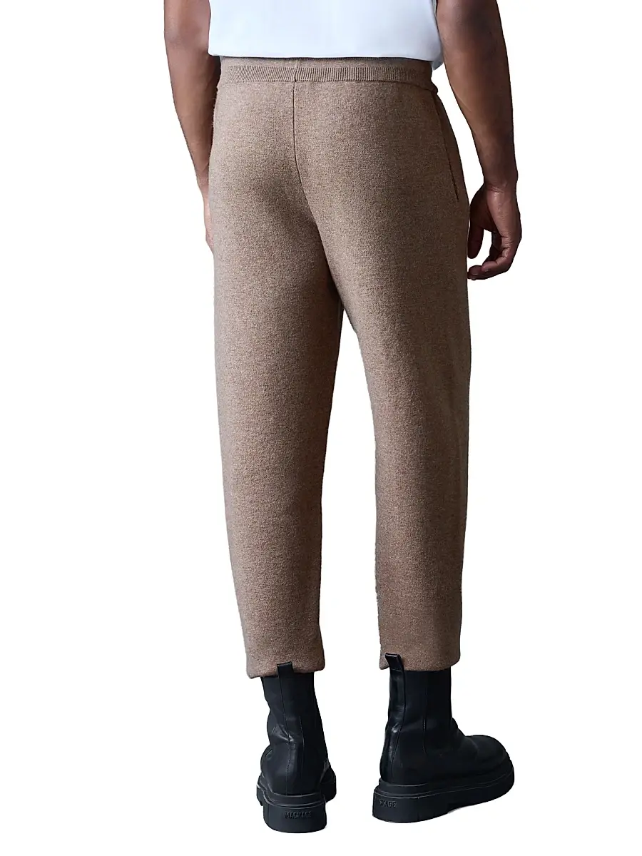 Mackage Men's Harrison Wool-Cashmere Track Pants | Thumbnail 4