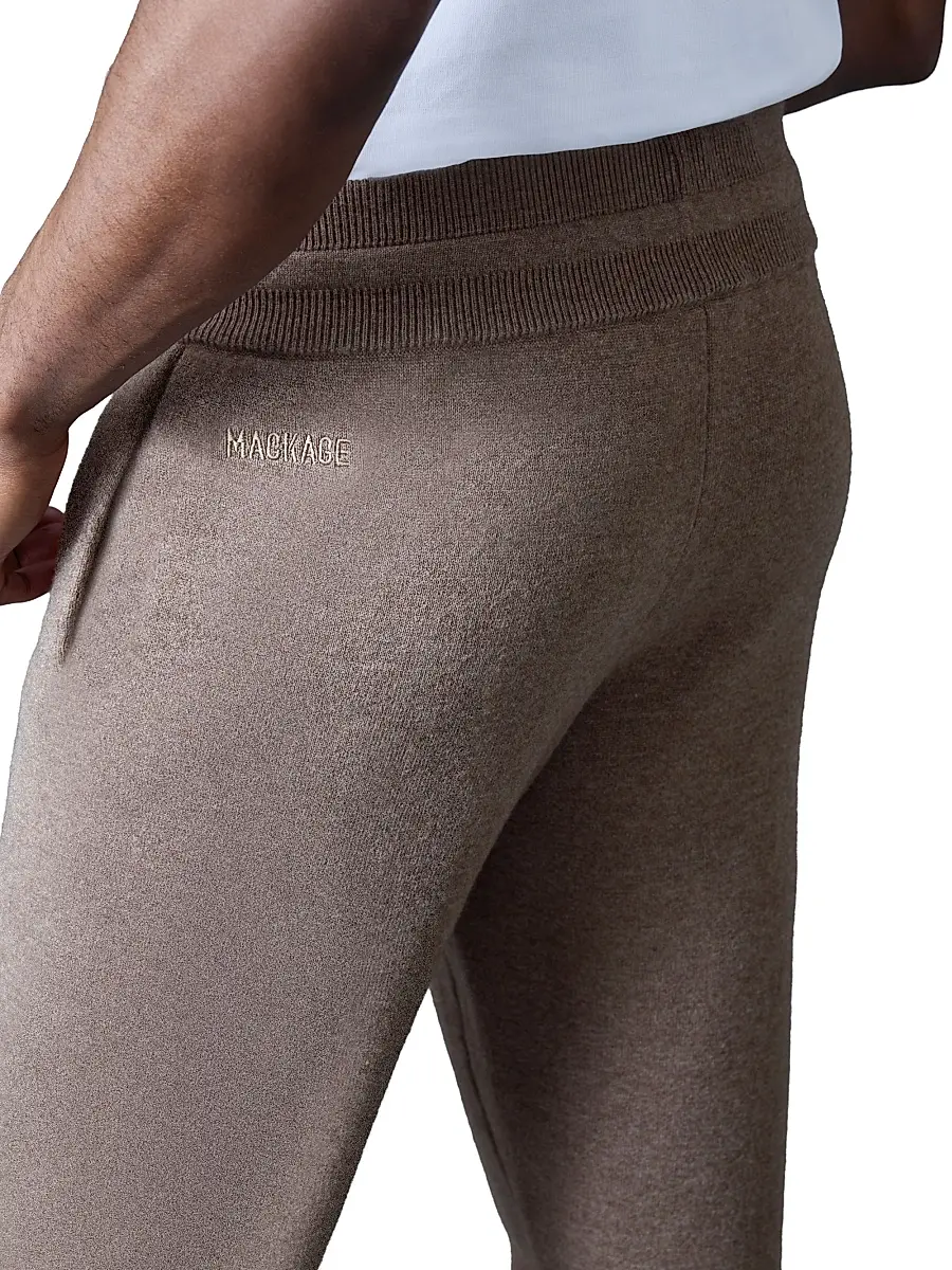 Mackage Men's Harrison Wool-Cashmere Track Pants | Thumbnail 5