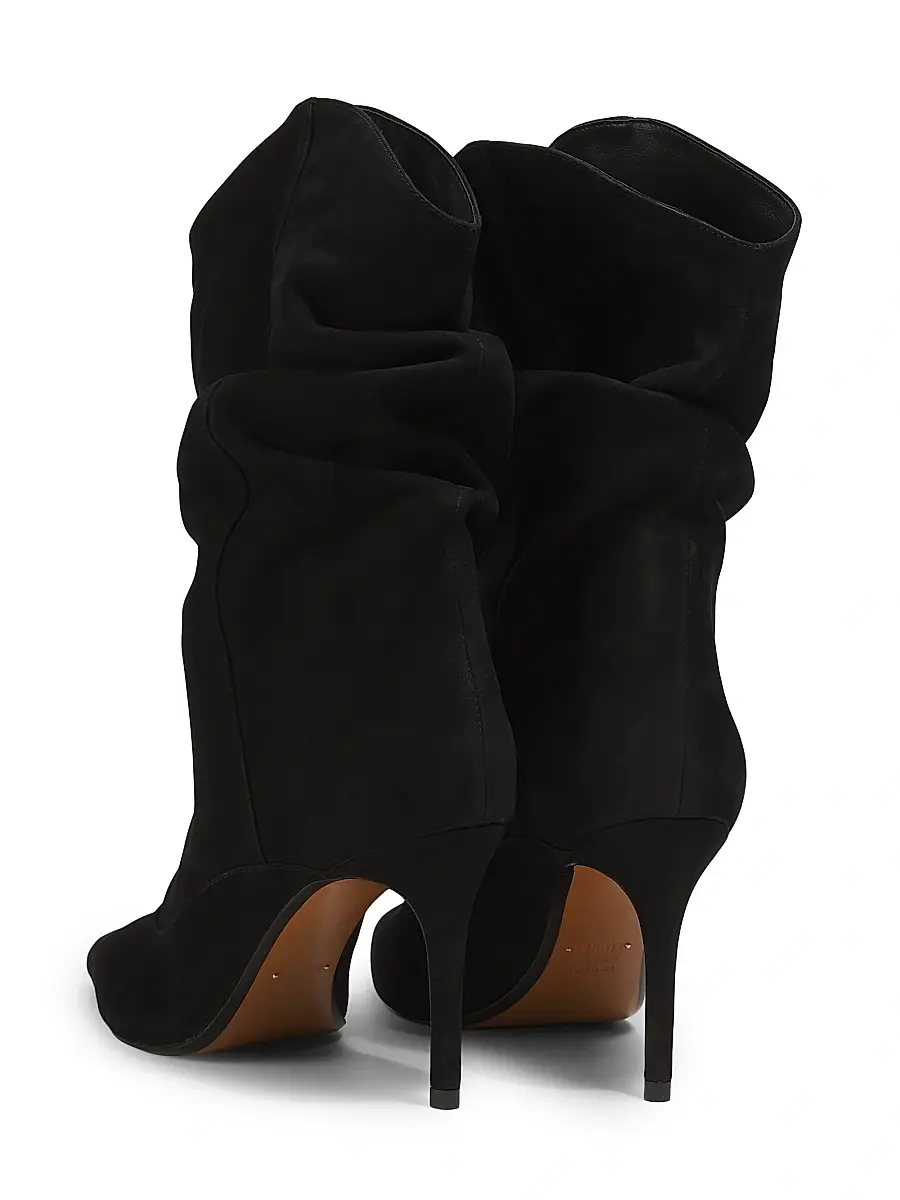 Schutz Women's Maryana 85MM Nubuck Slouch Booties | Thumbnail 3