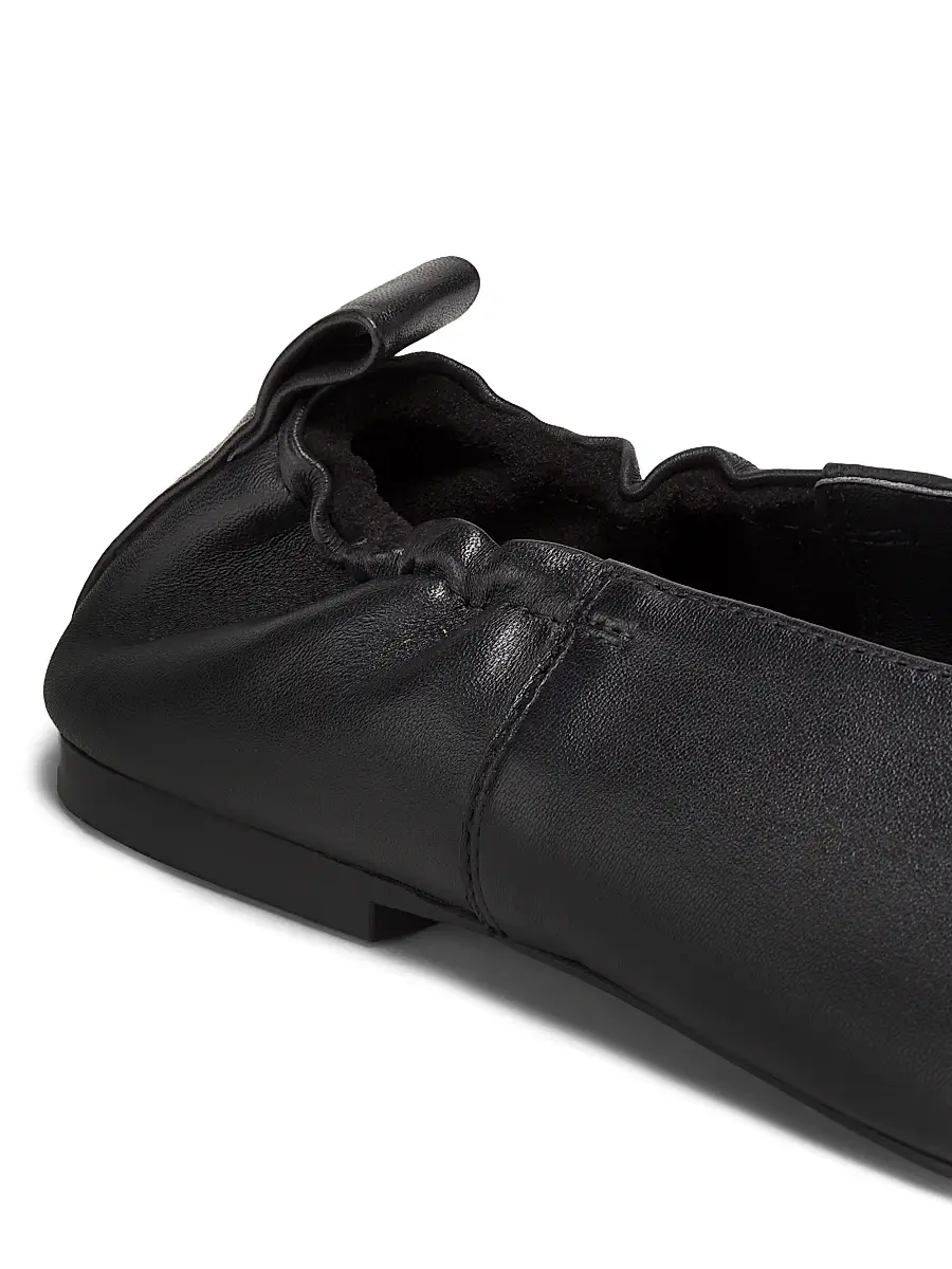 A Emery Women's Brie Leather Ballet Flats - Black | Thumbnail 5 A Emery Women's Brie Leather Ballet Flats - Black | Thumbnail 5
