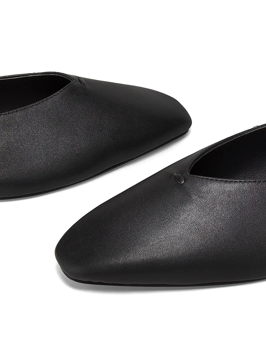 A Emery Women's Brie Leather Ballet Flats - Black | Thumbnail 6 A Emery Women's Brie Leather Ballet Flats - Black | Thumbnail 6