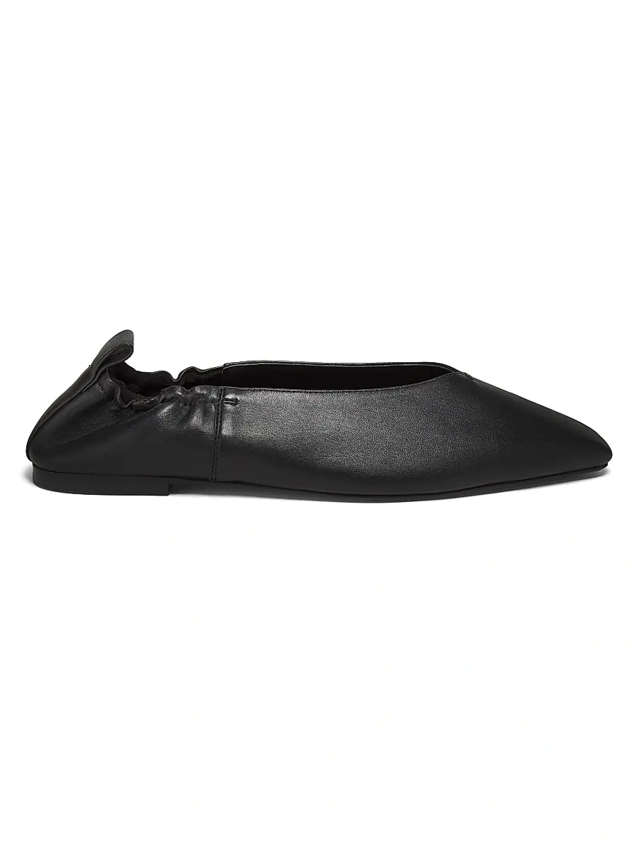 Women's Brie Leather Ballet Flats - Black Women's Brie Leather Ballet Flats - Black