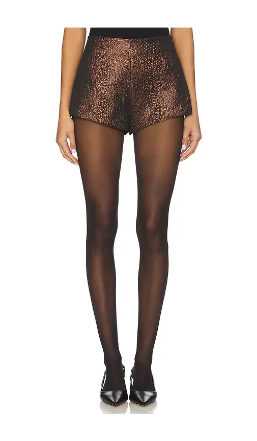 SIMONMILLER Fleur Metallic Shorts