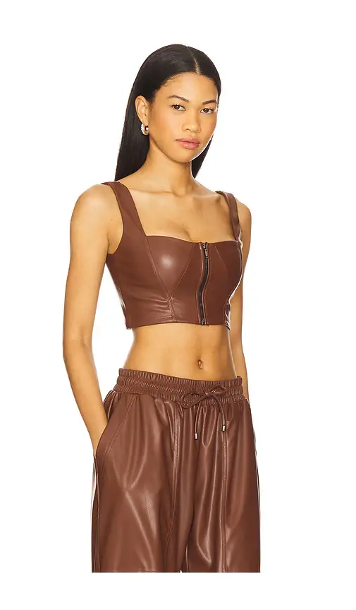 HEROINE SPORT Leather Bustier | Thumbnail 2 HEROINE SPORT Leather Bustier | Thumbnail 2
