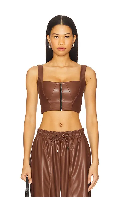 HEROINE SPORT Leather Bustier