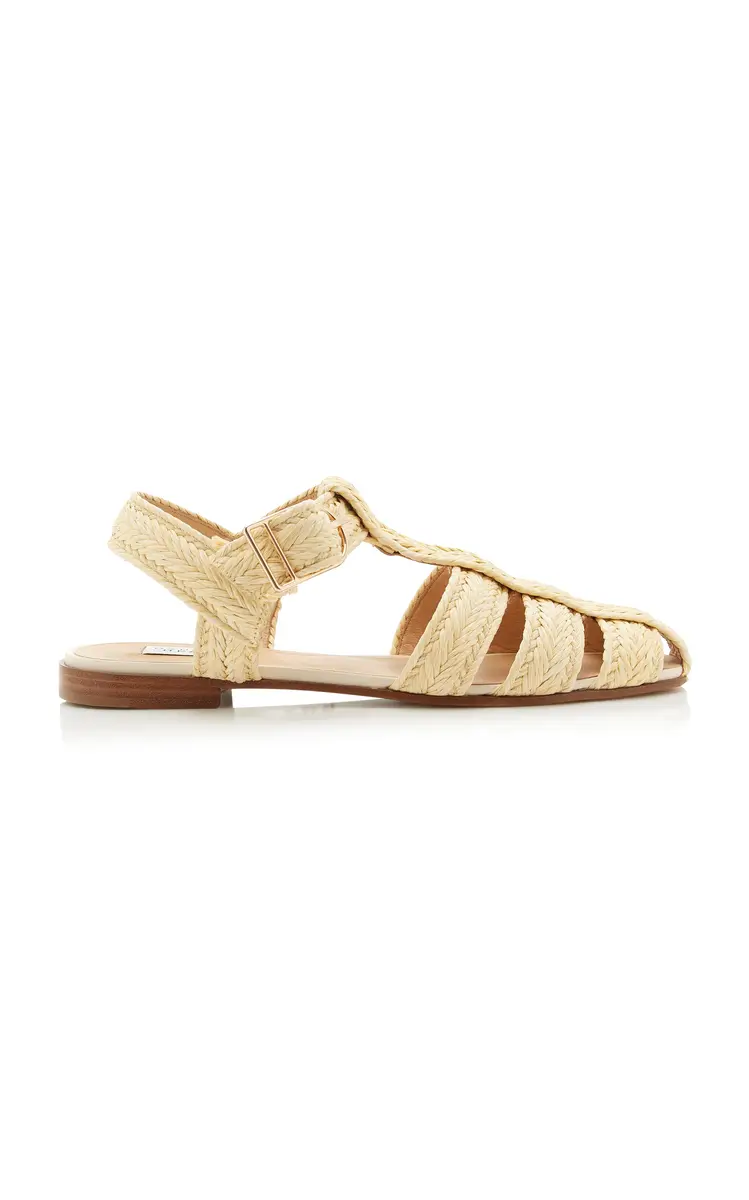 Gabriela Hearst Lynn Raffia Fisherman Sandals | Thumbnail 6 Gabriela Hearst Lynn Raffia Fisherman Sandals | Thumbnail 6