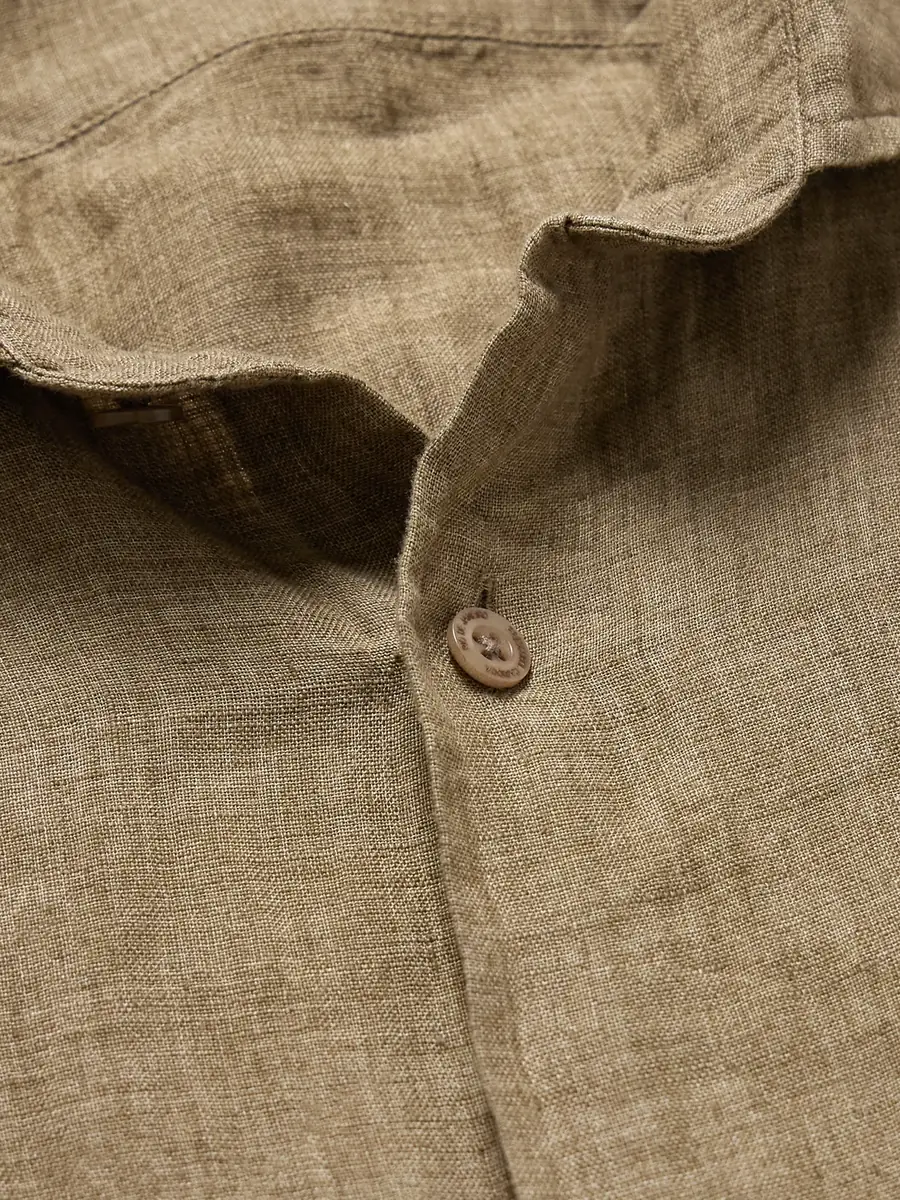 Frescobol Carioca Antonio Linen Shirt - Men | Thumbnail 4 Frescobol Carioca Antonio Linen Shirt - Men | Thumbnail 4