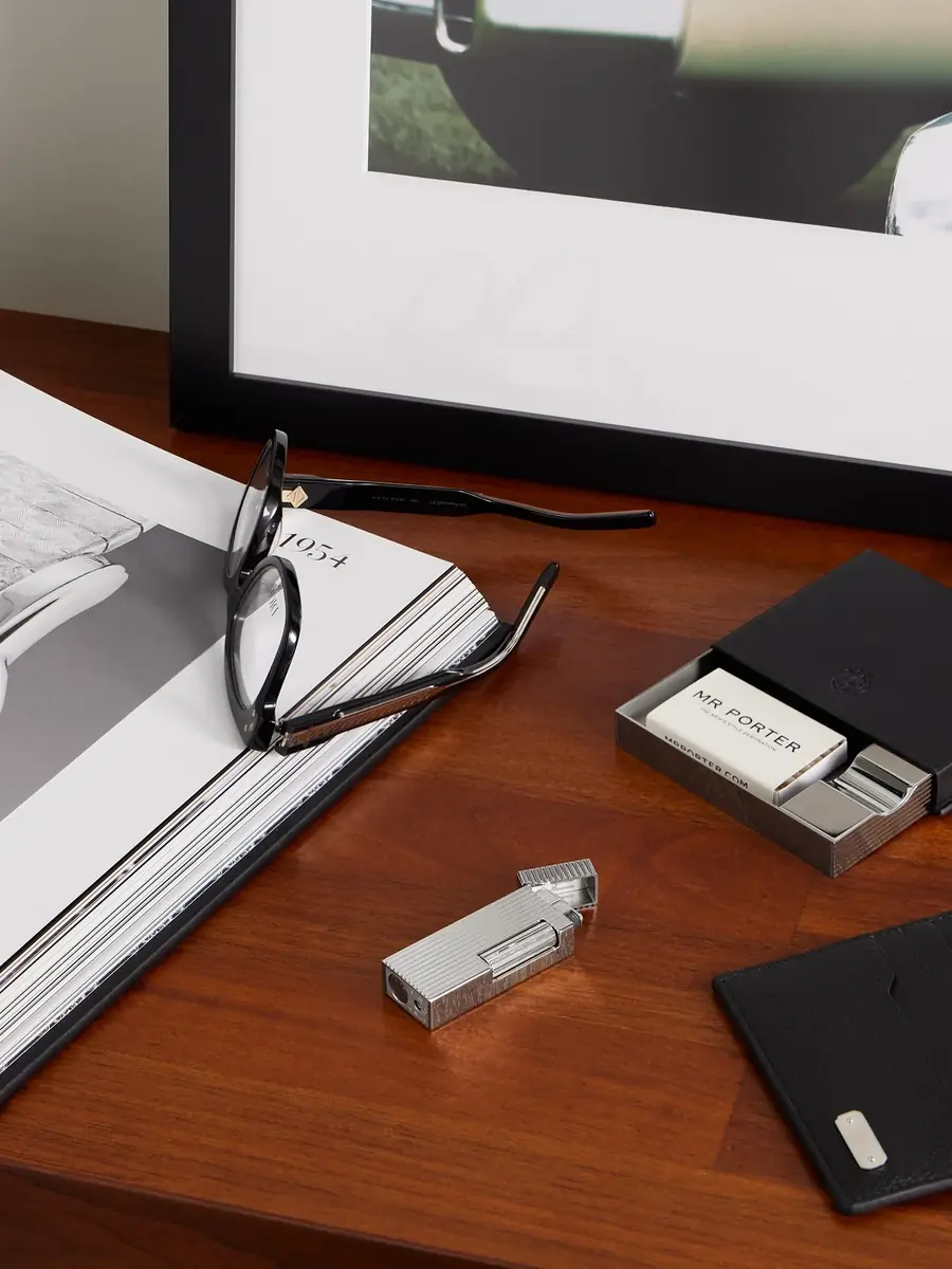 dunhill Rollagas Palladium-Plated Lighter - Men | Thumbnail 2 dunhill Rollagas Palladium-Plated Lighter - Men | Thumbnail 2