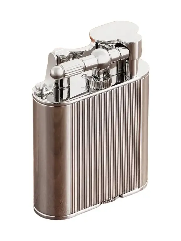 Turbo Silver-Tone Lighter - Men