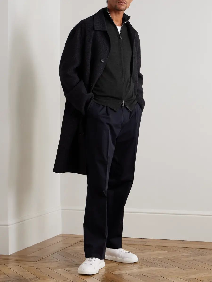 N.Peal Stanley Tucci Cashmere and Silk-Blend Zip-Up Cardigan - Men | Thumbnail 2 N.Peal Stanley Tucci Cashmere and Silk-Blend Zip-Up Cardigan - Men | Thumbnail 2