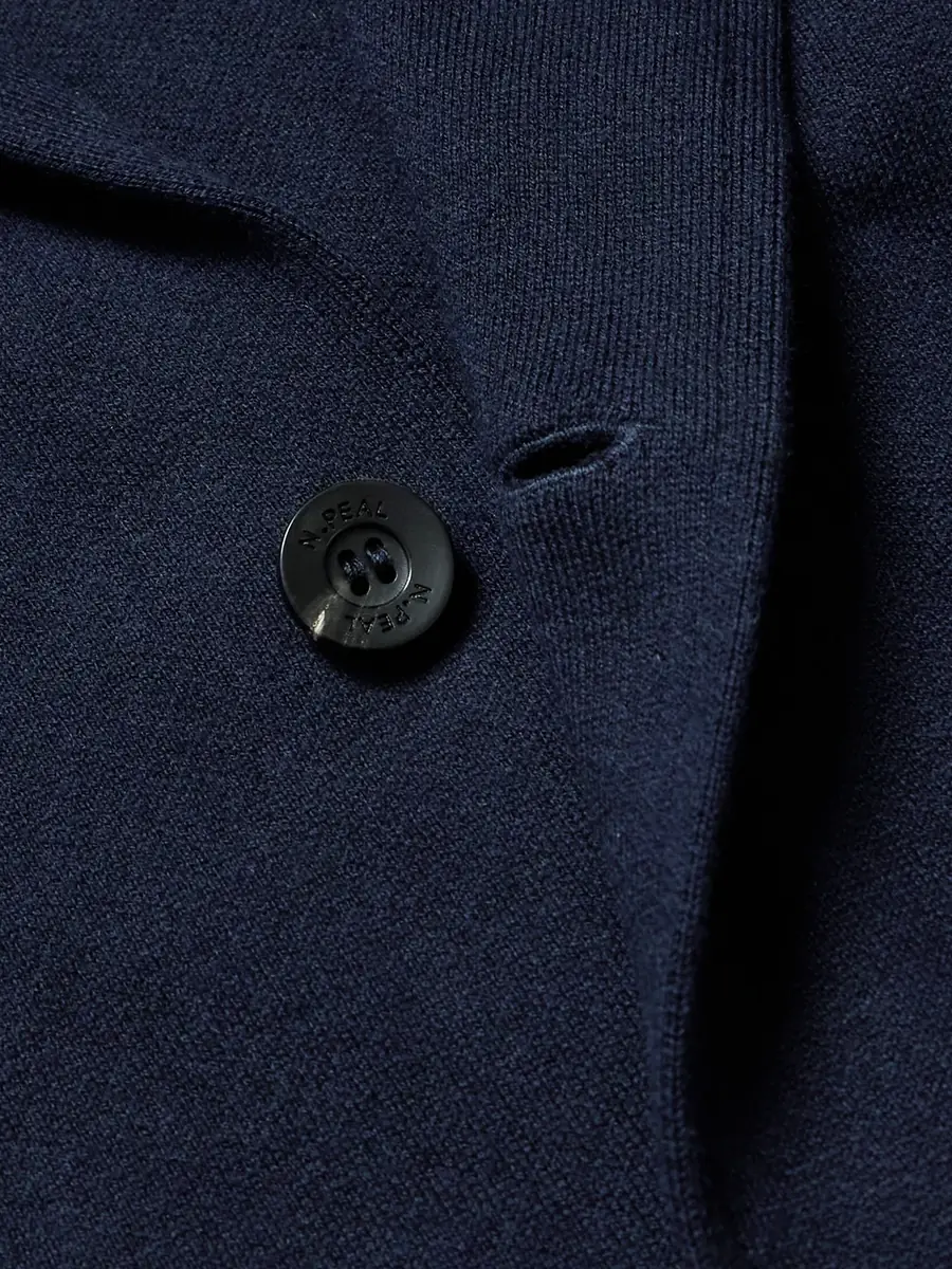 N.Peal Stanley Tucci Cashmere Cotton, Silk and Cashmere-Blend Blazer - Men | Thumbnail 5