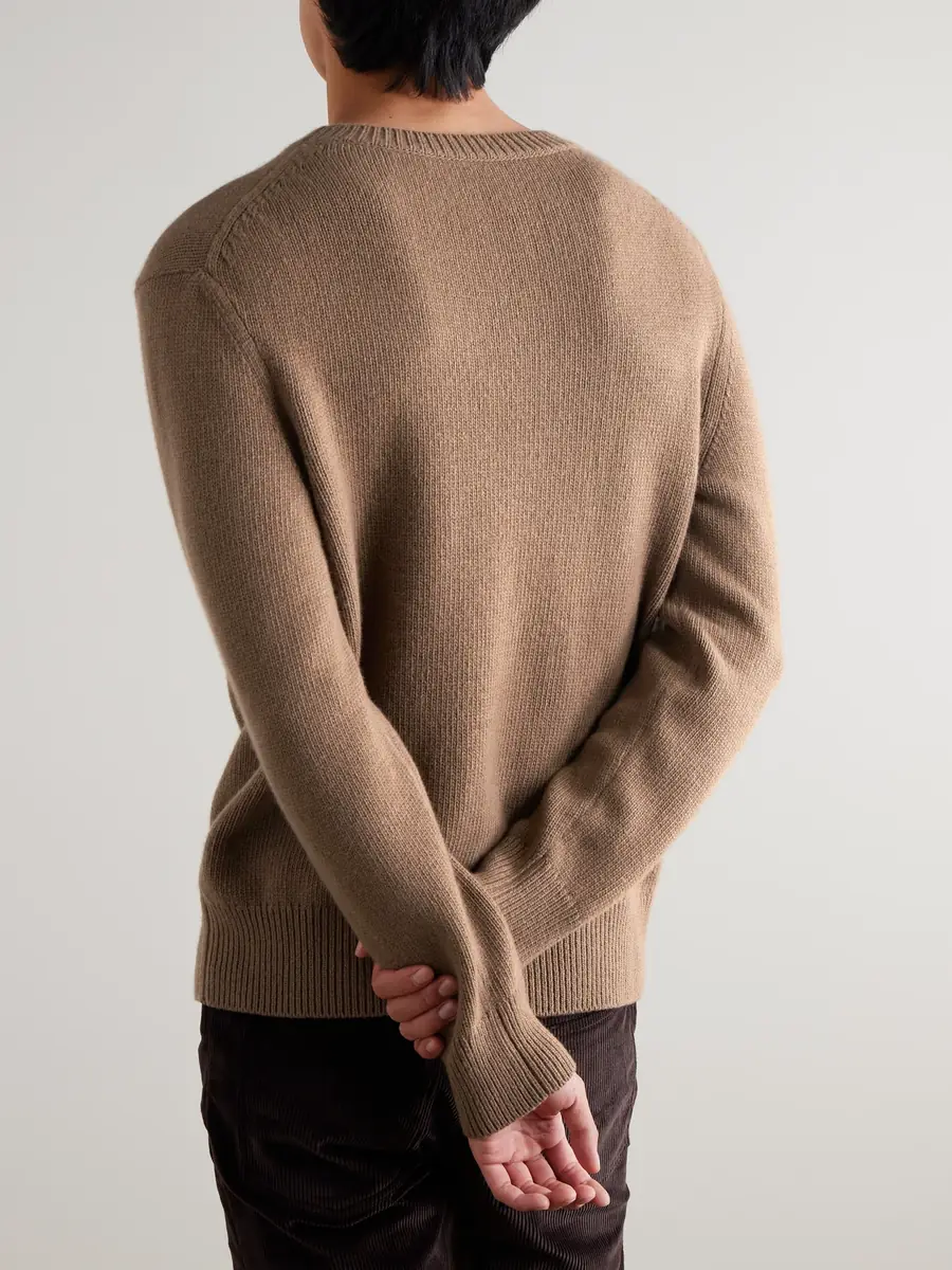 Burberry Intarsia-Knit Wool and Cashmere-Blend Sweater - Men | Thumbnail 3 Burberry Intarsia-Knit Wool and Cashmere-Blend Sweater - Men | Thumbnail 3