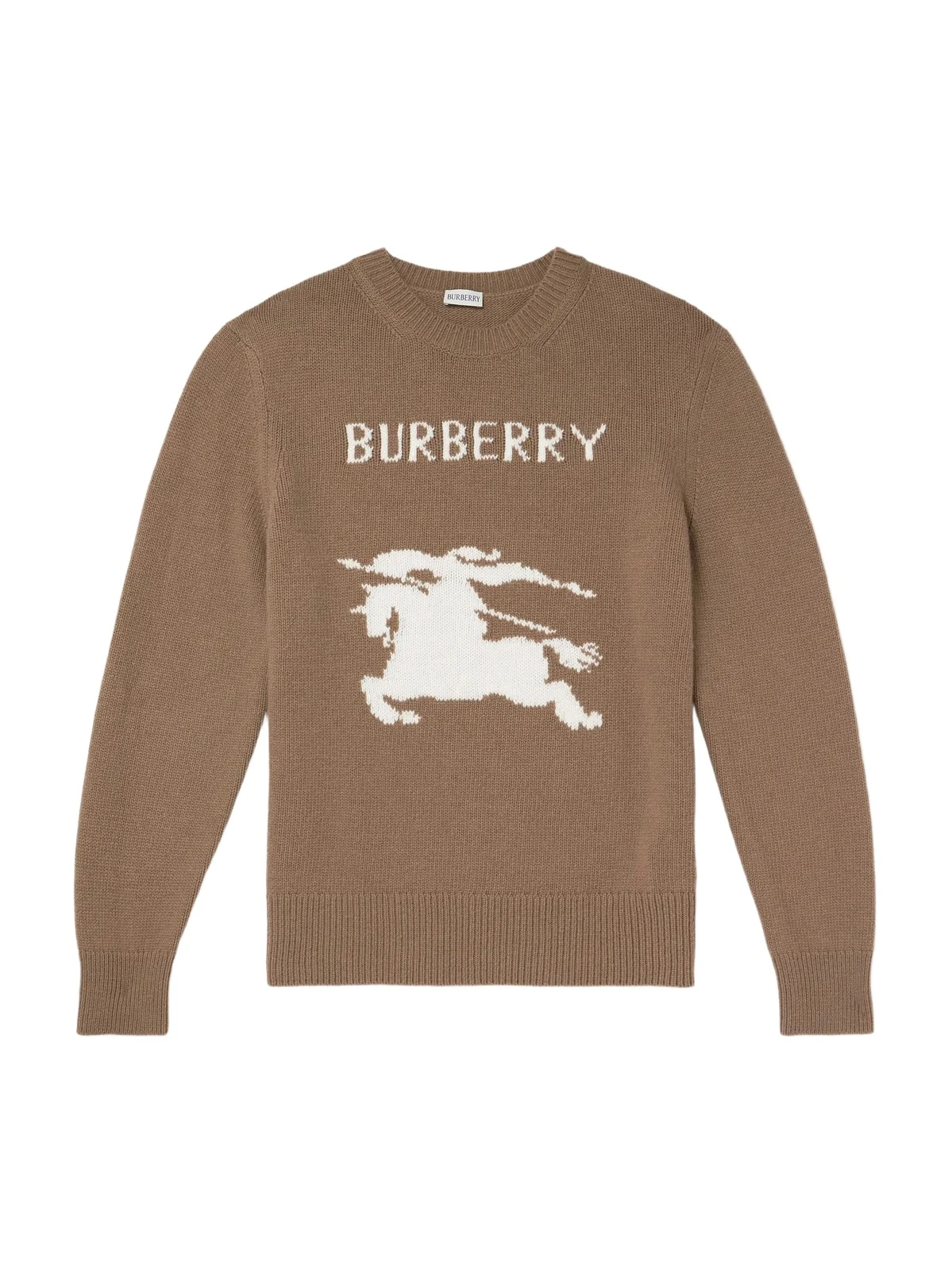 Intarsia-Knit Wool and Cashmere-Blend Sweater - Men Intarsia-Knit Wool and Cashmere-Blend Sweater - Men