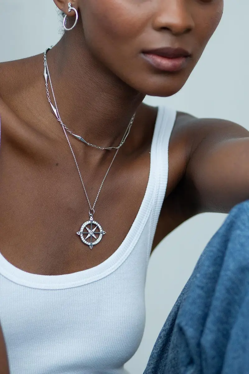 MONICA RICH KOSANN White Sapphire Adventure Necklace | Thumbnail 2 MONICA RICH KOSANN White Sapphire Adventure Necklace | Thumbnail 2