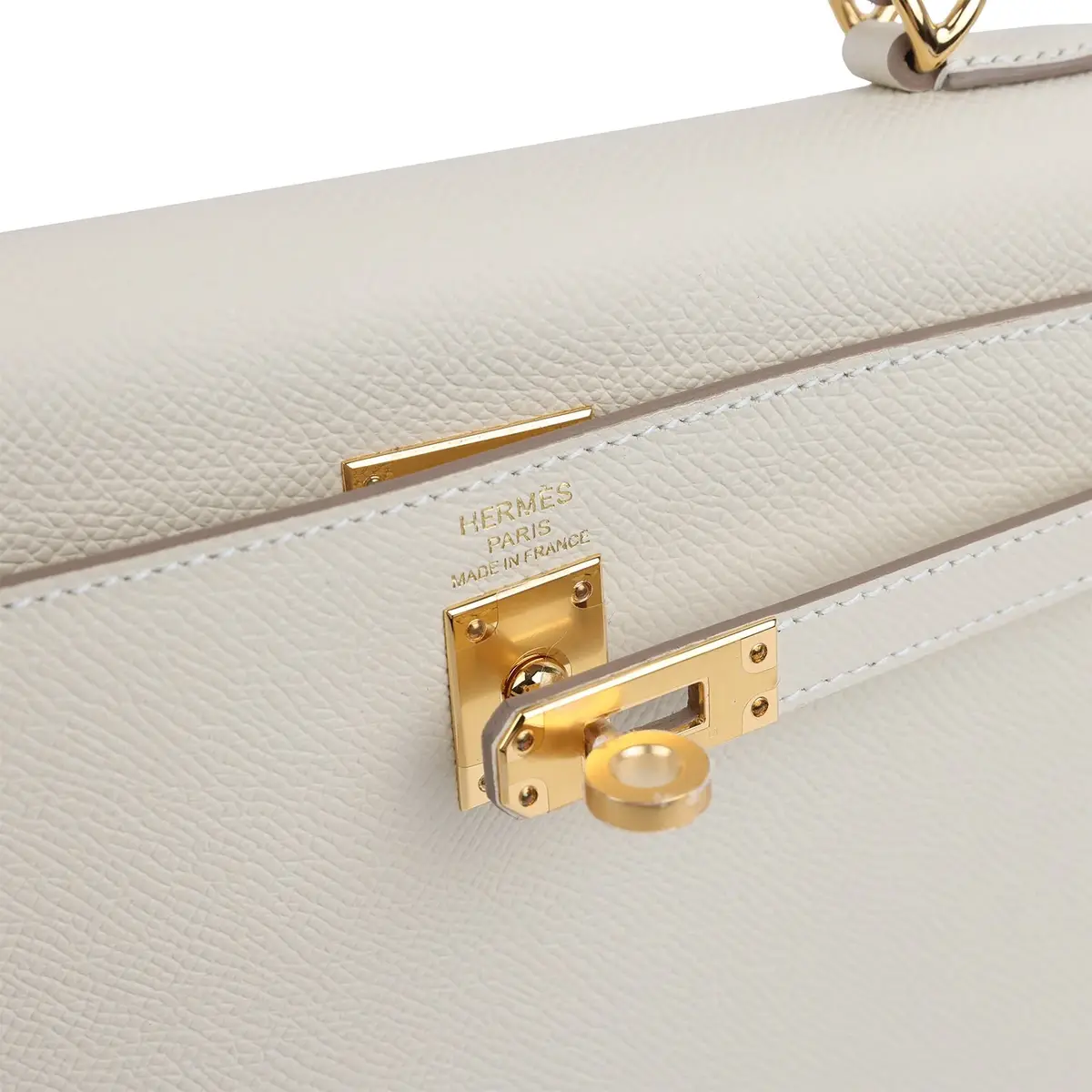 HERMÈS Hermes Kelly Sellier 25 Craie Epsom Gold Hardware | Thumbnail 7 HERMÈS Hermes Kelly Sellier 25 Craie Epsom Gold Hardware | Thumbnail 7