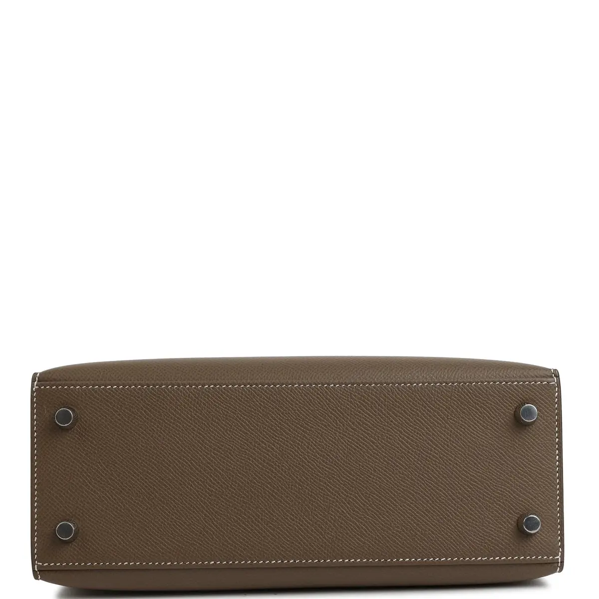 HERMÈS Hermes Kelly Sellier 25 Etoupe Epsom Palladium Hardware | Thumbnail 6 HERMÈS Hermes Kelly Sellier 25 Etoupe Epsom Palladium Hardware | Thumbnail 6