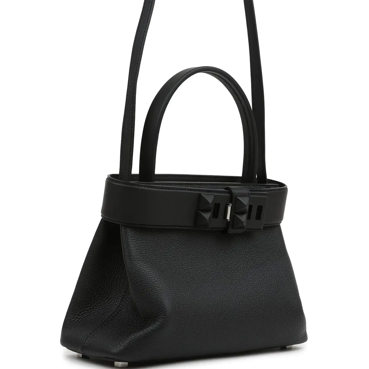 HERMÈS Hermes Medor Bag Black Togo and Swift Palladium Hardware | Thumbnail 2 HERMÈS Hermes Medor Bag Black Togo and Swift Palladium Hardware | Thumbnail 2