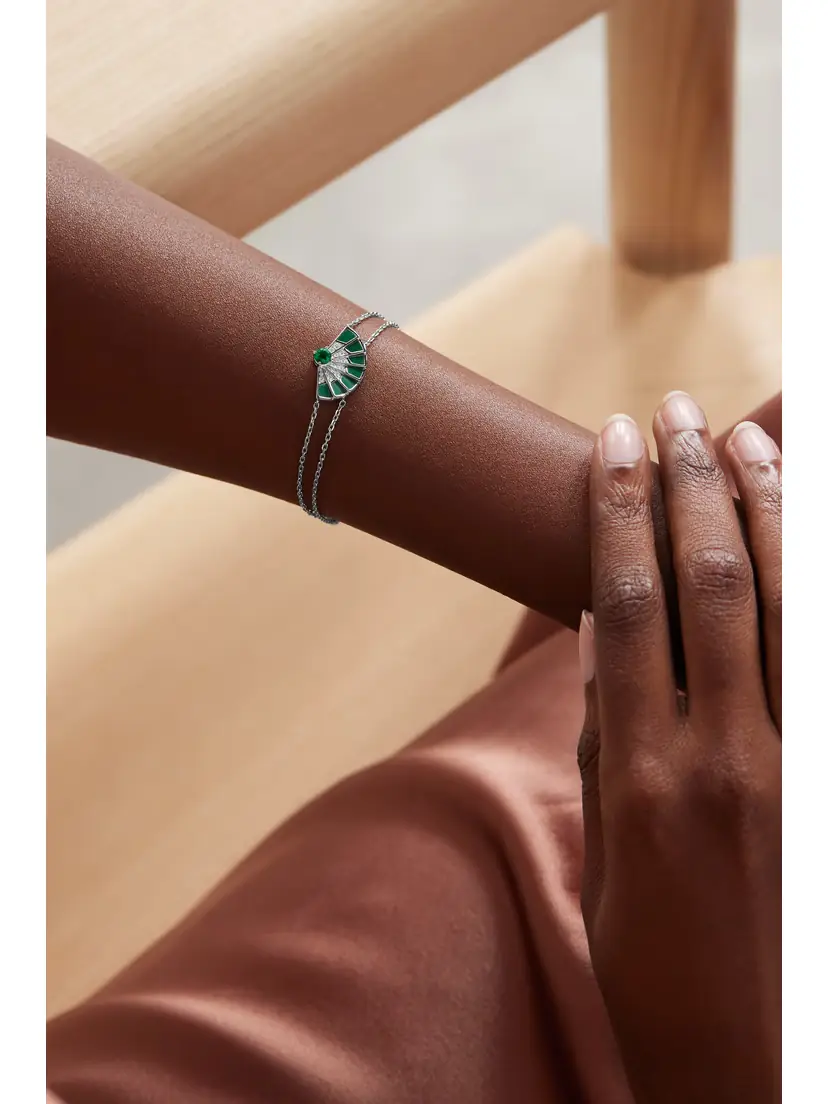 Garrard Fanfare Symphony 18-karat White Gold Multi-stone Bracelet | Thumbnail 2 Garrard Fanfare Symphony 18-karat White Gold Multi-stone Bracelet | Thumbnail 2