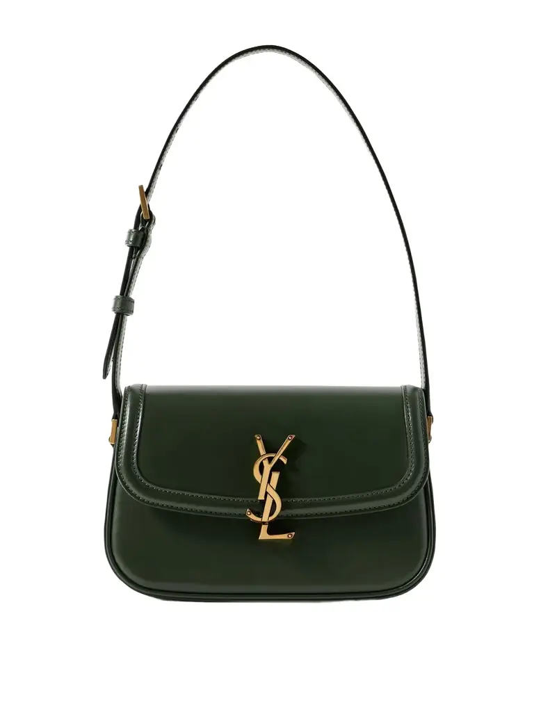 Saint Laurent Solferino Mini Leather Shoulder Bag | Image 1 Saint Laurent Solferino Mini Leather Shoulder Bag | Image 1