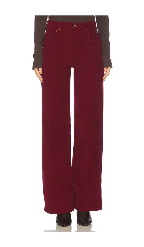 RE/DONE High Rise Wide Leg Jeans
