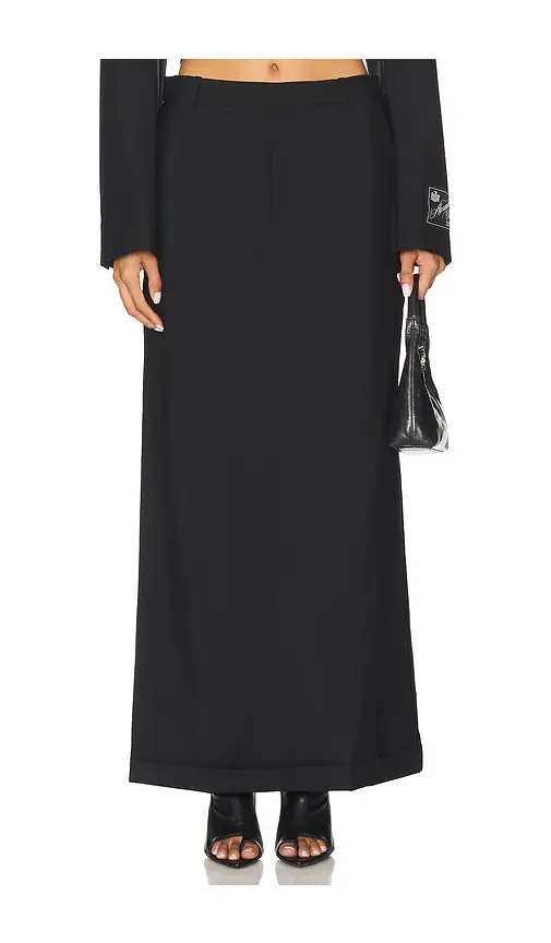 Alexander Wang Mid Rise Tailored Maxi Skirt | Thumbnail 2
