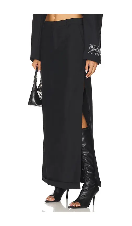 Alexander Wang Mid Rise Tailored Maxi Skirt | Image 1 Alexander Wang Mid Rise Tailored Maxi Skirt | Image 1