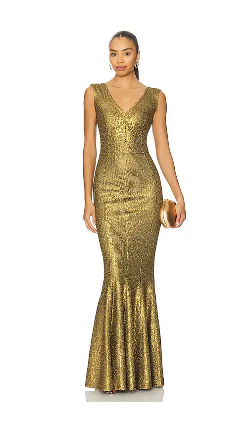 Norma Kamali Grace Fishtail Gown
