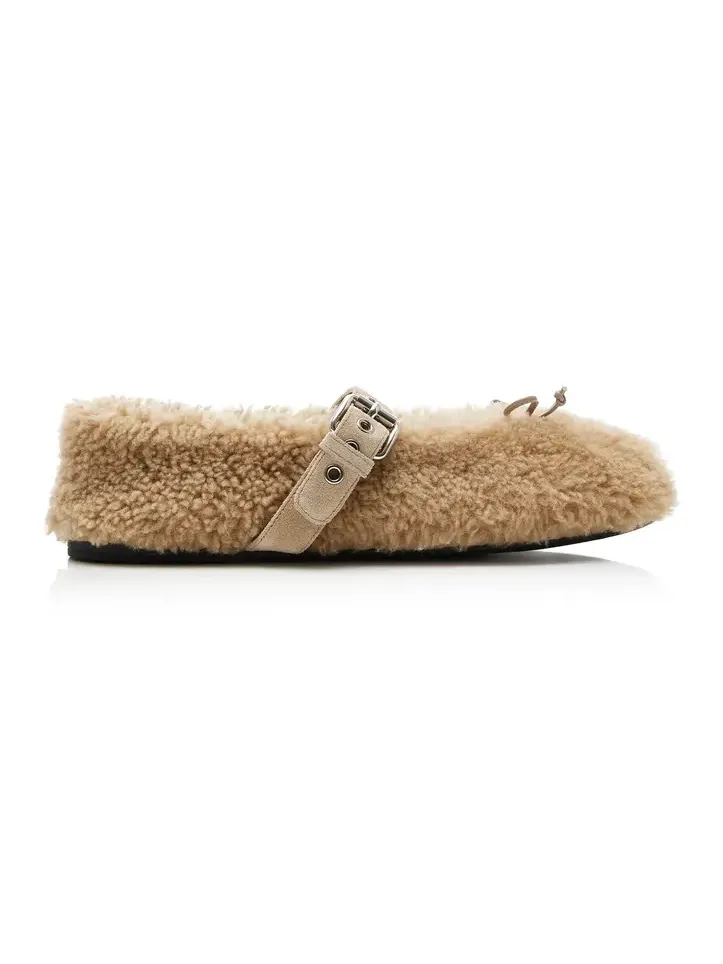 Shearling Ballet Flats Shearling Ballet Flats