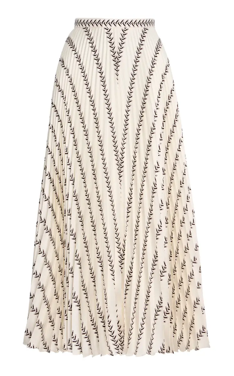 Gabriela Hearst Eames Boot-Striped Silk Plissé Midi Skirt | Thumbnail 5 Gabriela Hearst Eames Boot-Striped Silk Plissé Midi Skirt | Thumbnail 5
