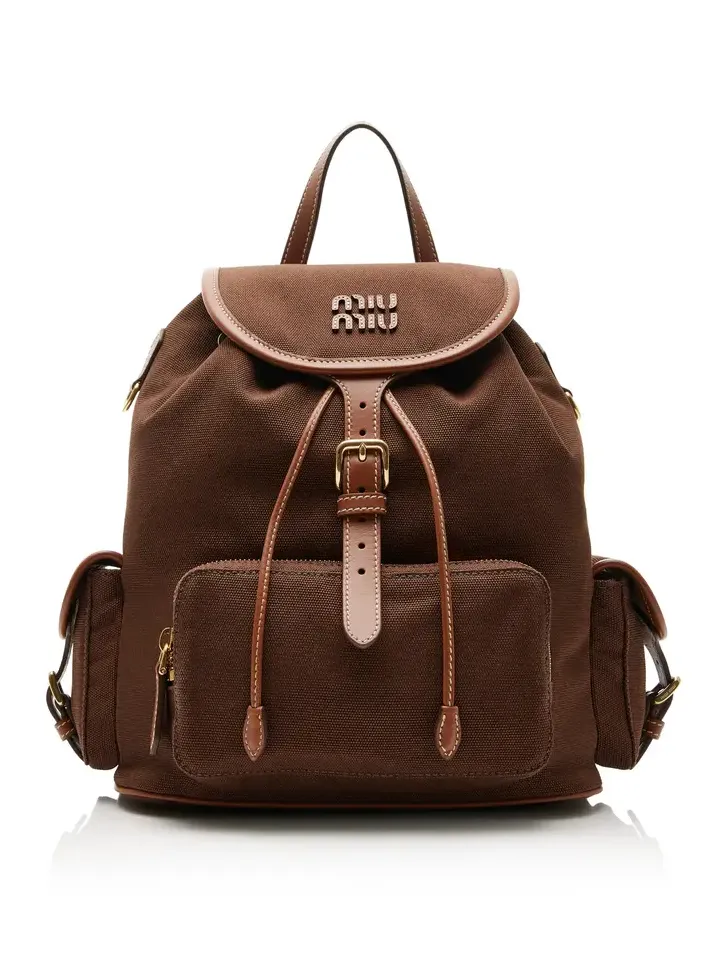 Miu Miu Canvas Backpack
