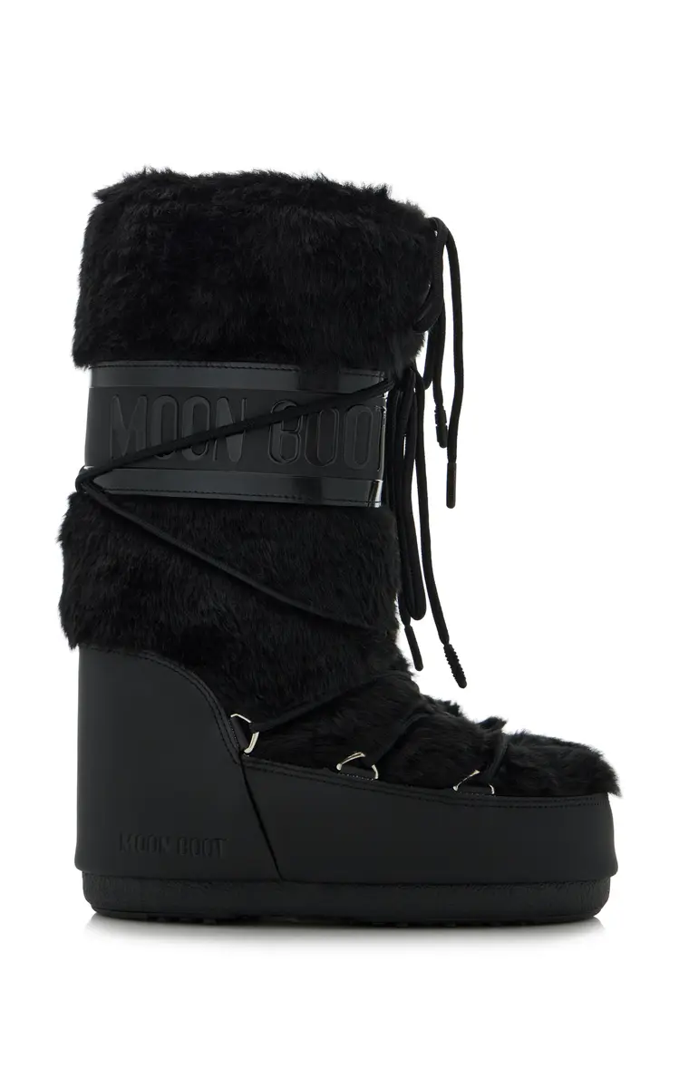 Moon Boot Icon Faux Fur Boots