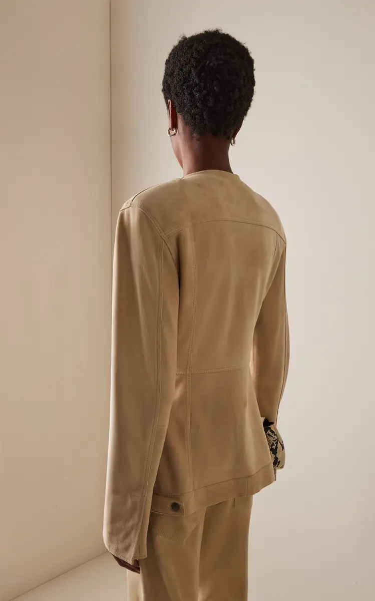 Haikure Temple Suede Jacket | Thumbnail 4 Haikure Temple Suede Jacket | Thumbnail 4