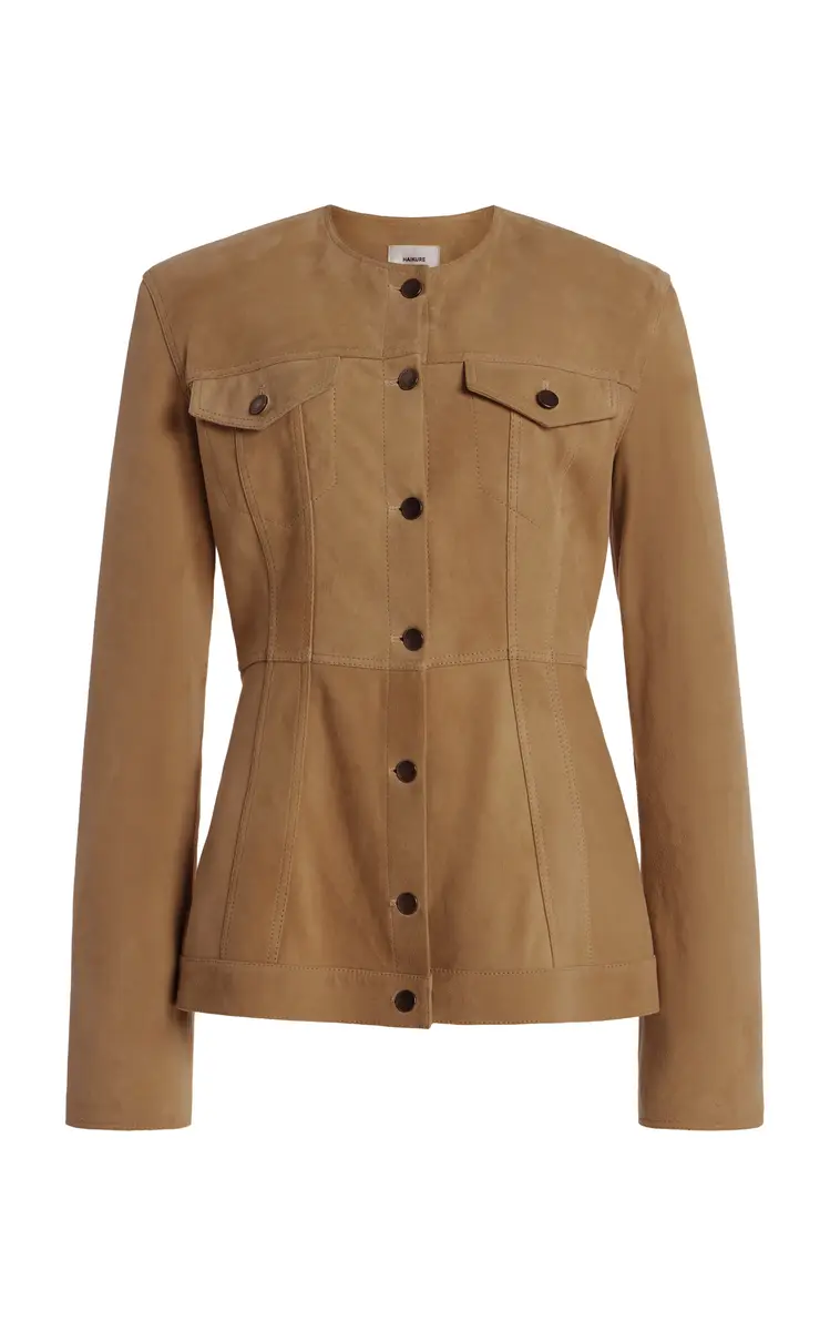 Haikure Temple Suede Jacket | Thumbnail 6 Haikure Temple Suede Jacket | Thumbnail 6