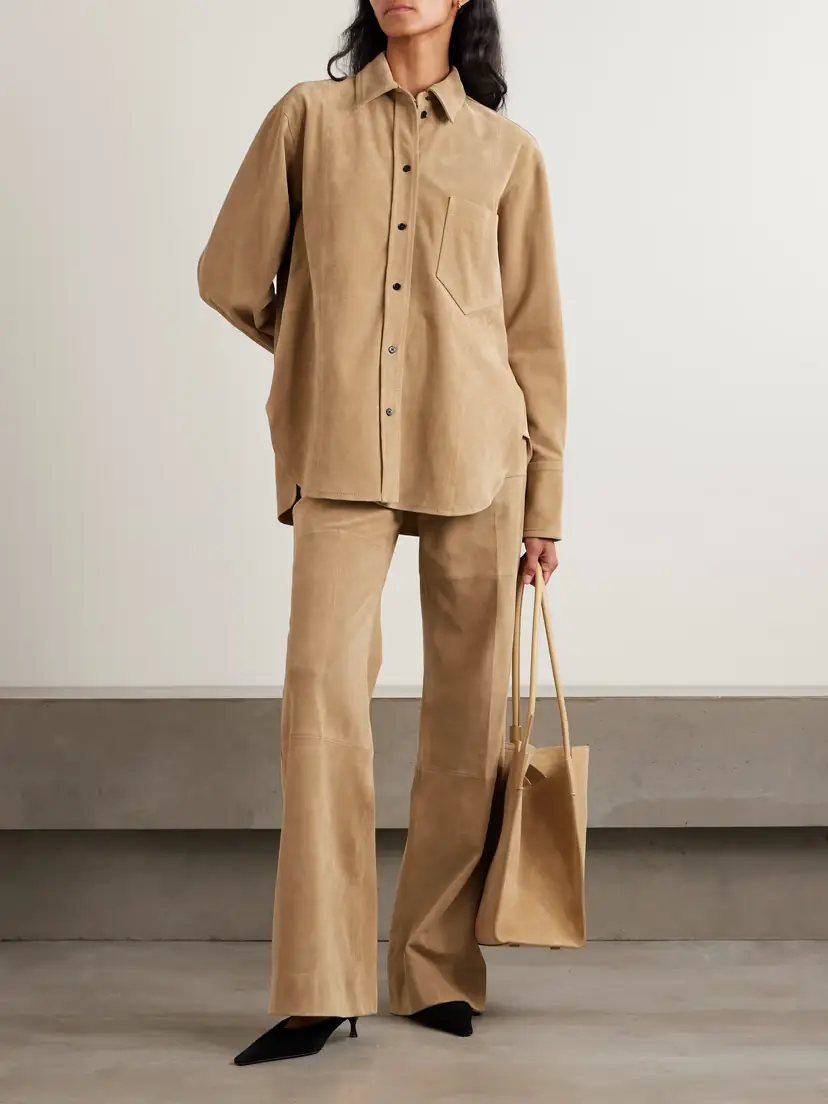 Victoria Beckham Suede Shirt | Thumbnail 2