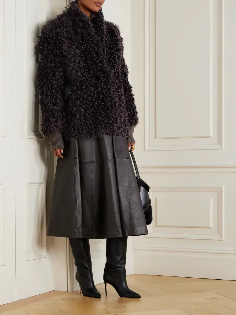 Nour Hammour Amara Shearling Jacket | Thumbnail 2