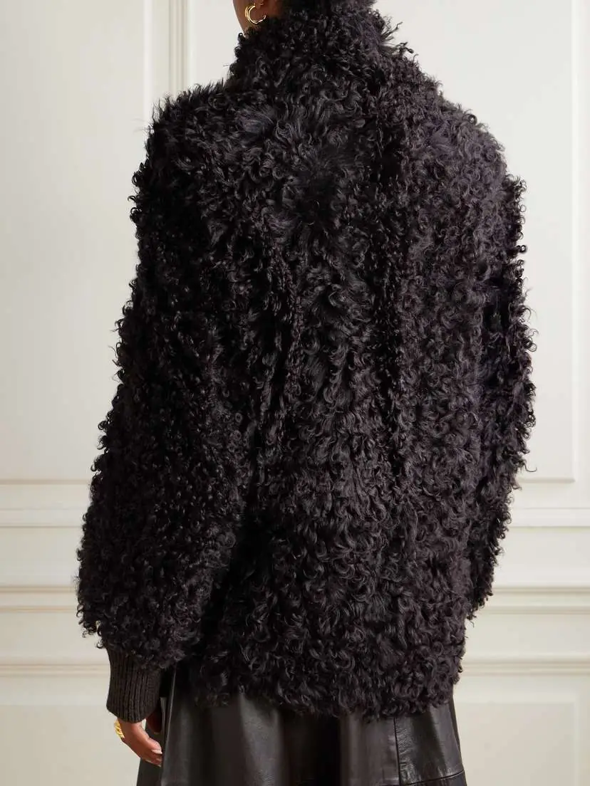 Nour Hammour Amara Shearling Jacket | Thumbnail 3