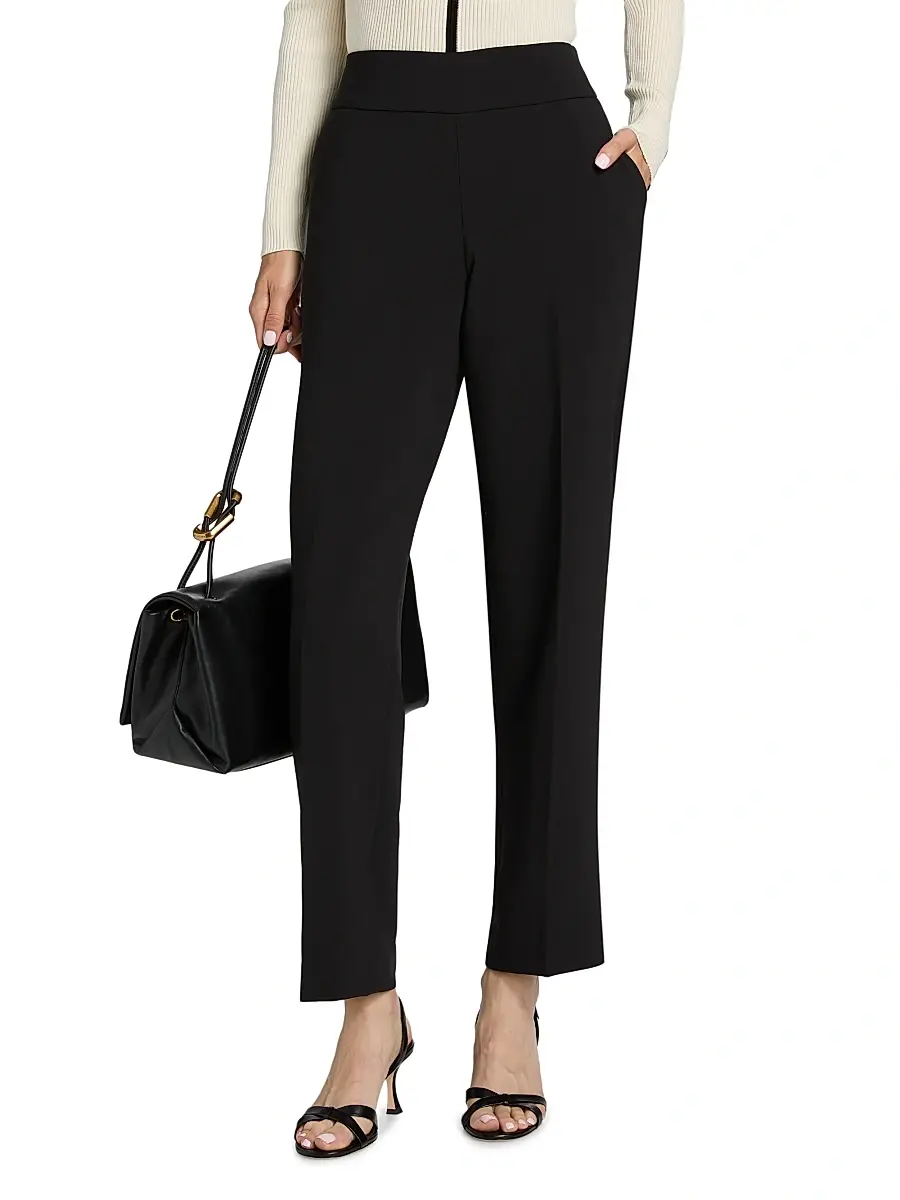 Elie Tahari Women's Bayla Straight-Leg Pants | Thumbnail 3